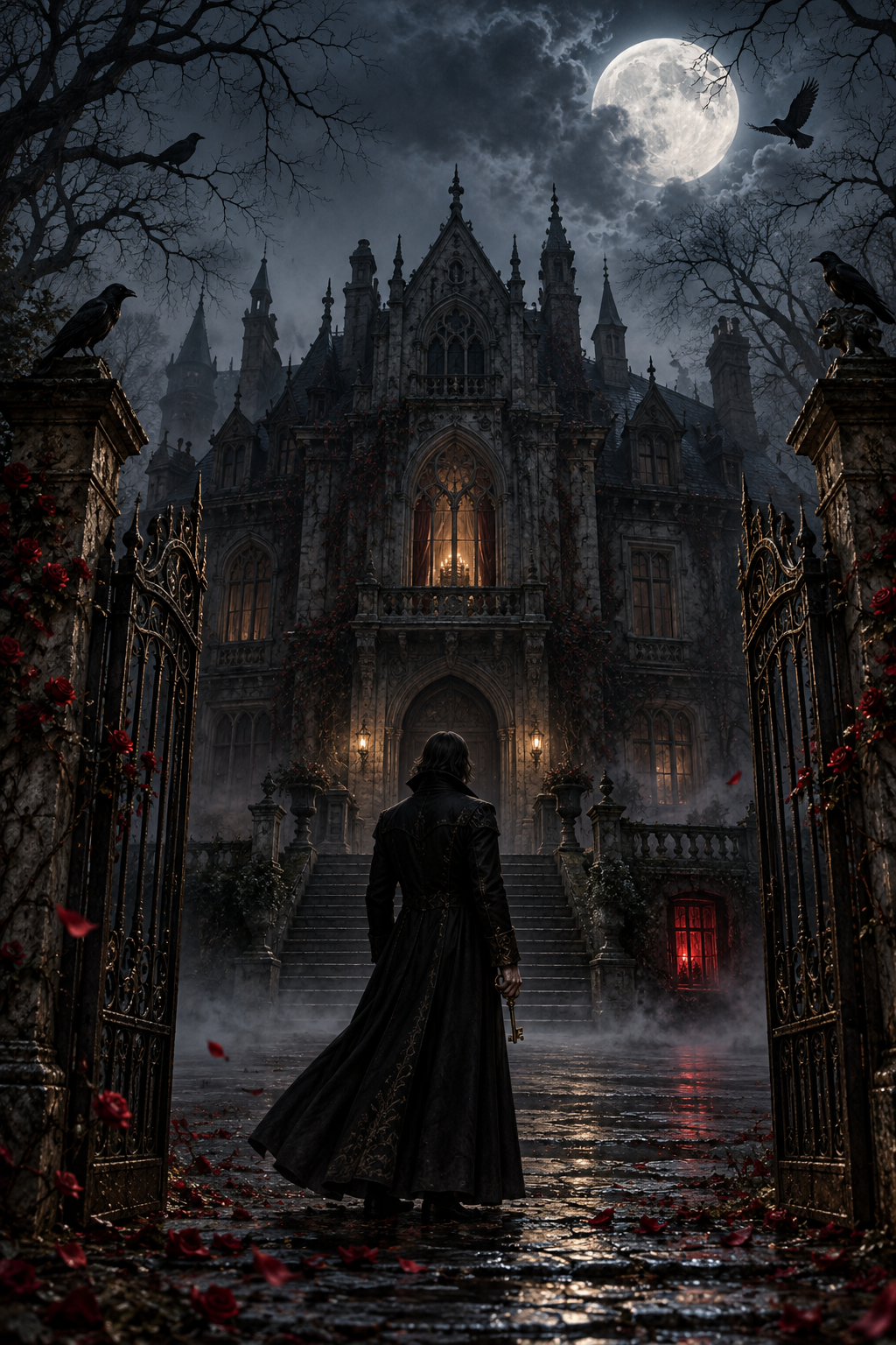 Blood and Omen vampire solo journaling RPG cover